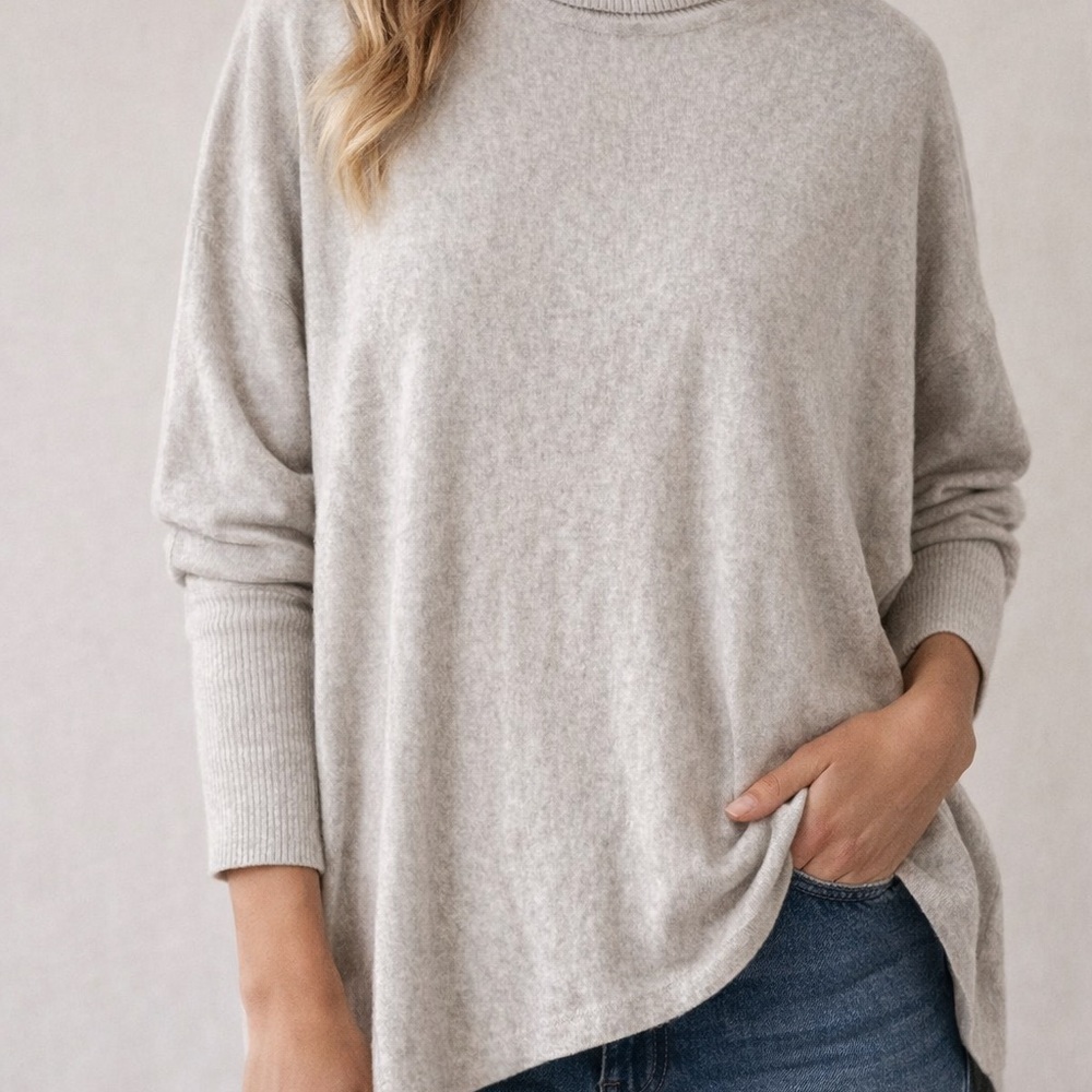Cozy Gray Women's Sweater